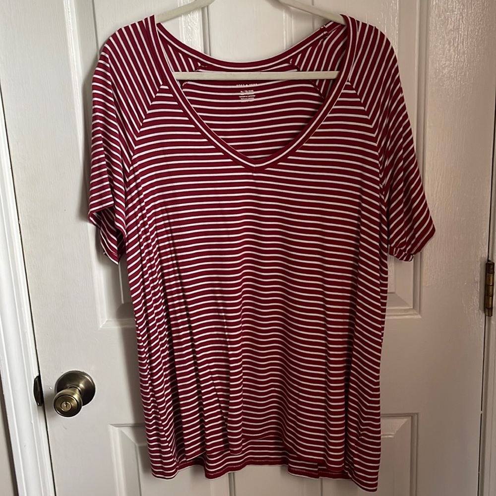 American eagle striped soft and sexy top